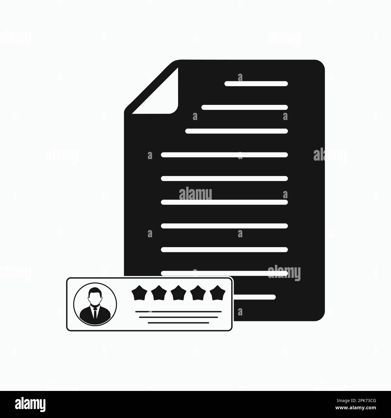 Icona Feedback cliente. EPS vettoriale stile piatto. Illustrazione Vettoriale