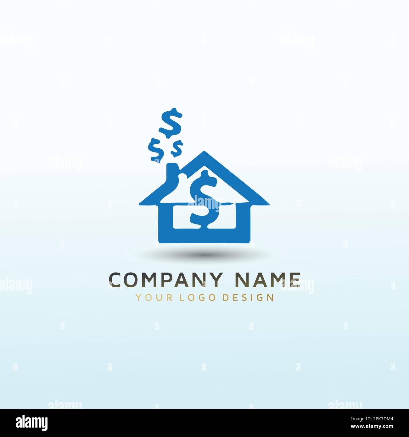 compra case vettore logo design cash Illustrazione Vettoriale