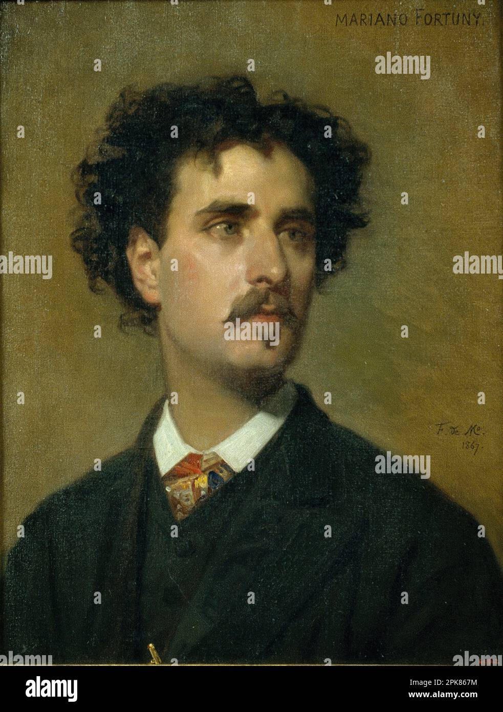 Mariano Fortuny 1867 di Federico de Madrazo y Kuntz Foto Stock