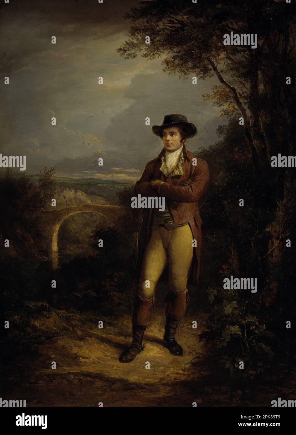Robert Burns, 1759 - 1796. Poeta 1828 di Alexander Nasmyth Foto Stock