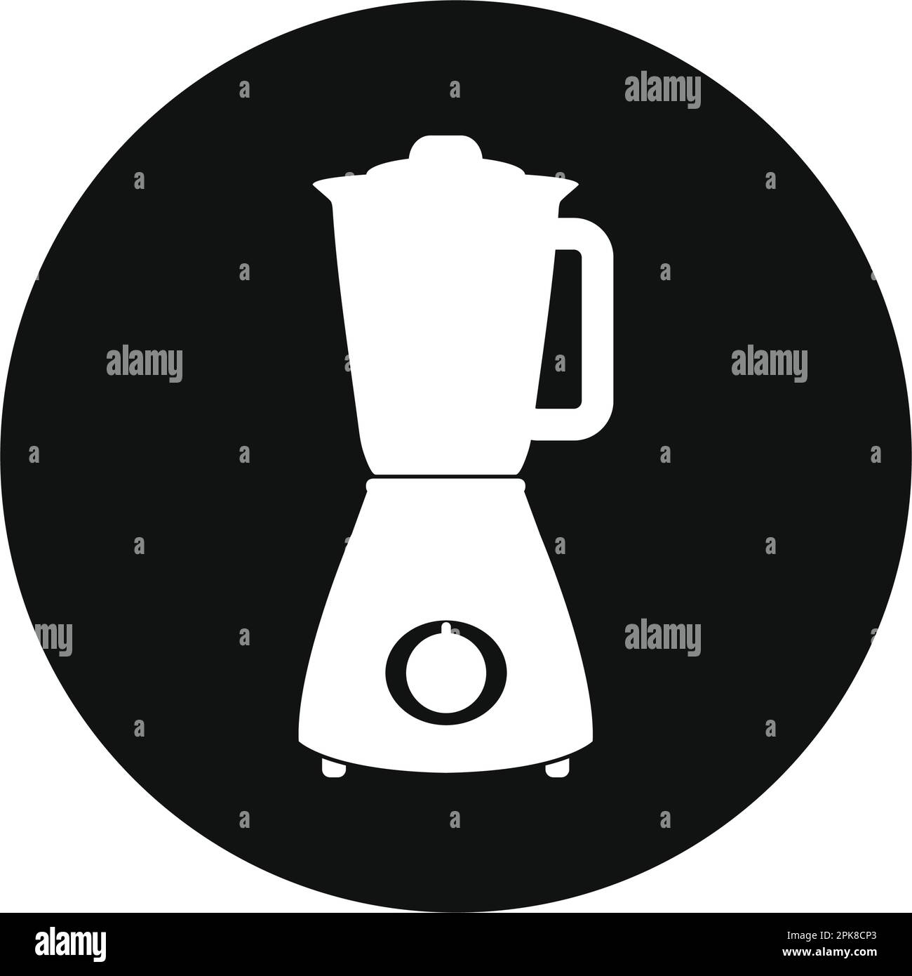 Icona del pulsante della macchina per il succo di frutta. Illustrazione del simbolo EPS vettoriale modificabile. Illustrazione Vettoriale