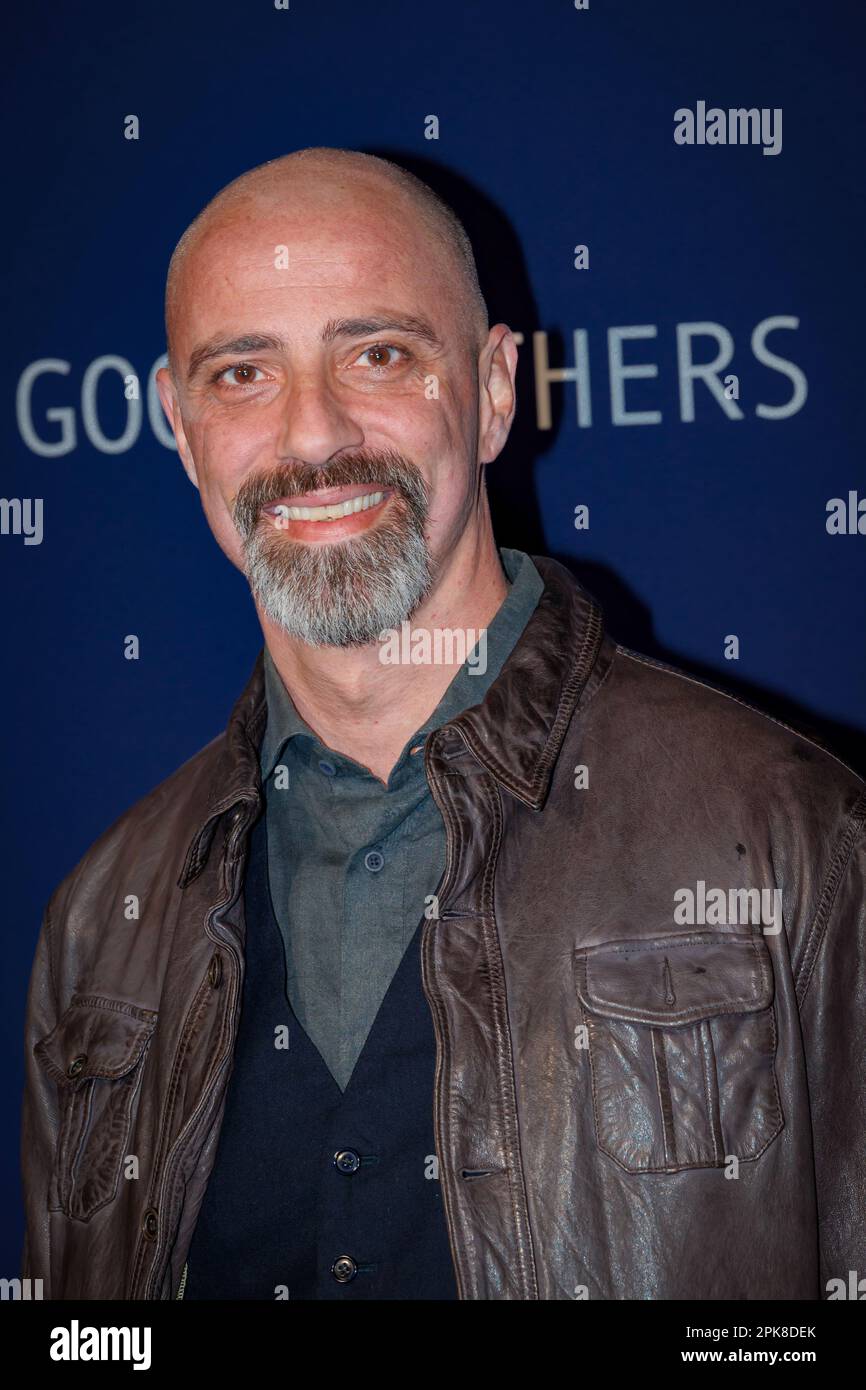 Roma, Italia. 04th Apr, 2023. Riccardo Floris partecipa alla prima "le buone madri" allo Space Cinema moderno il 04 aprile 2023 a Roma. Disney TV series (Photo by Gennaro Leonardi/Pacific Press) Credit: Pacific Press Media Production Corp./Alamy Live News Foto Stock