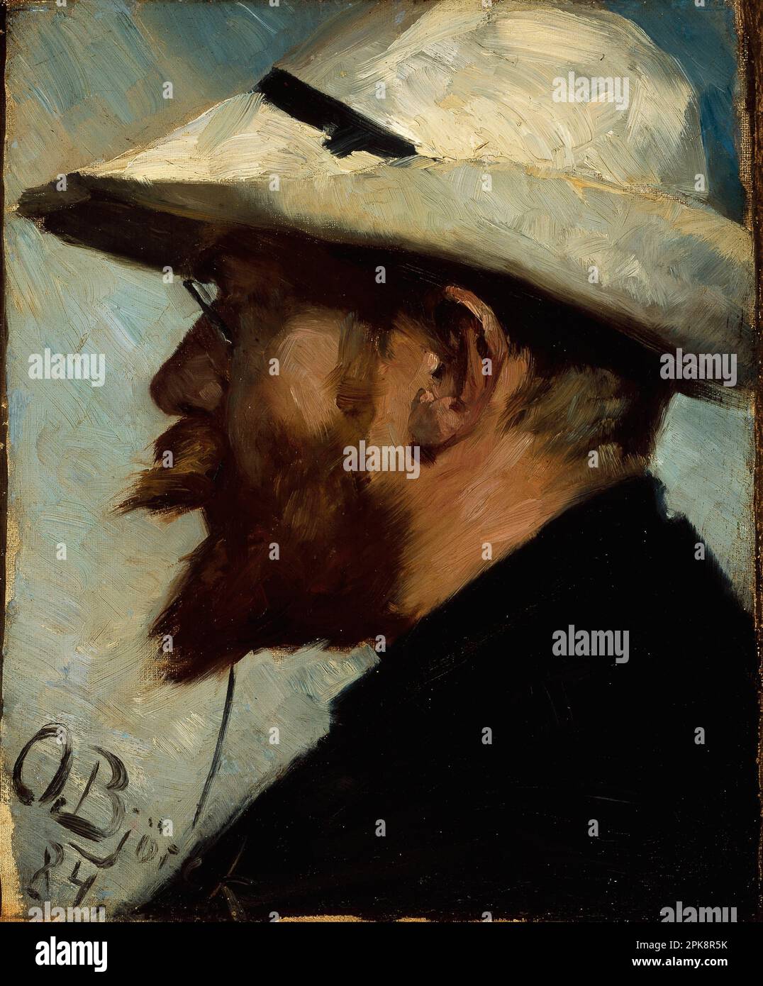 P.S. Krøyer 1884 di Oscar Bjorck Foto Stock