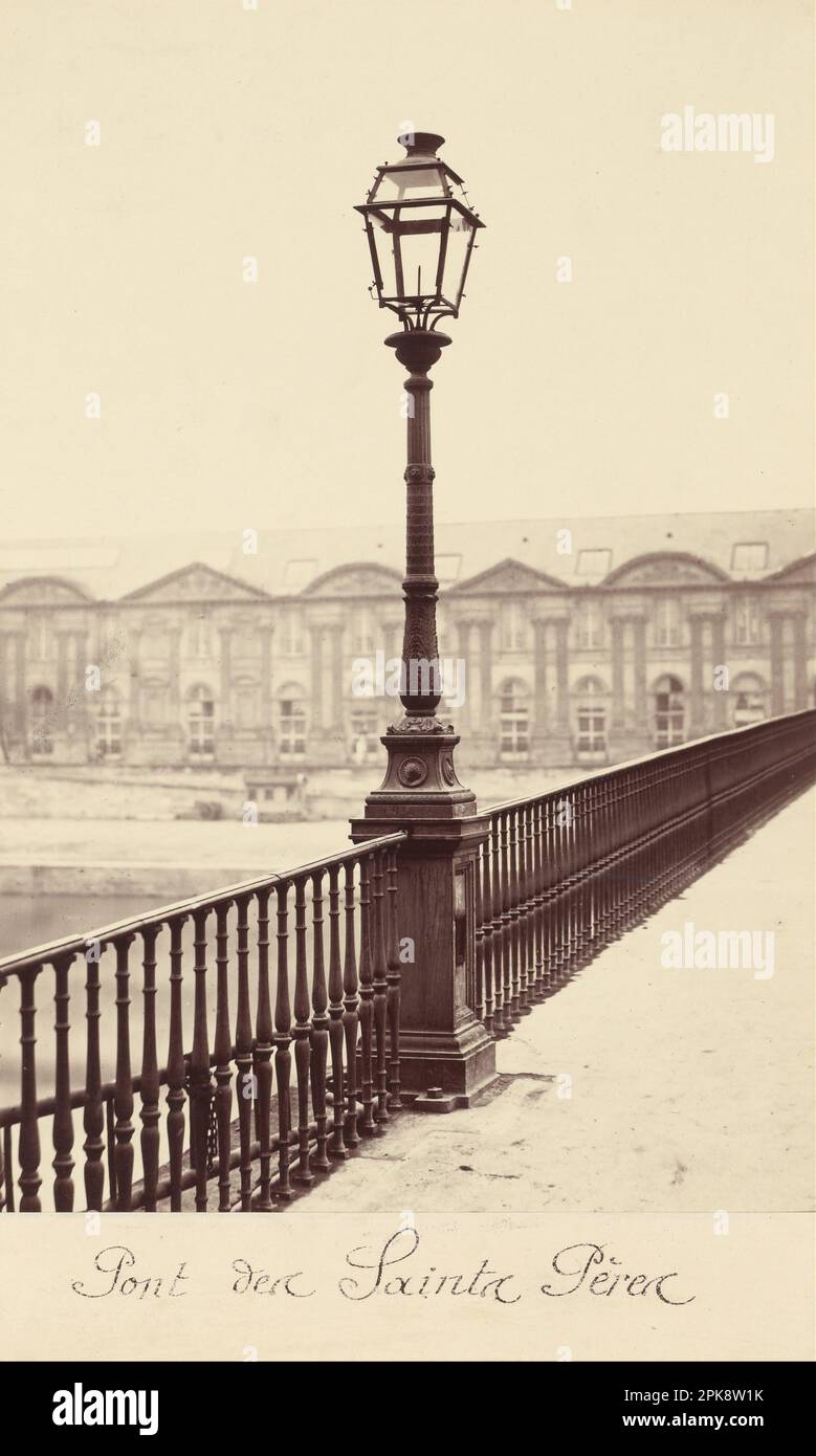 Pont des Saints Péres] circa 1877 di Charles Marville Foto Stock