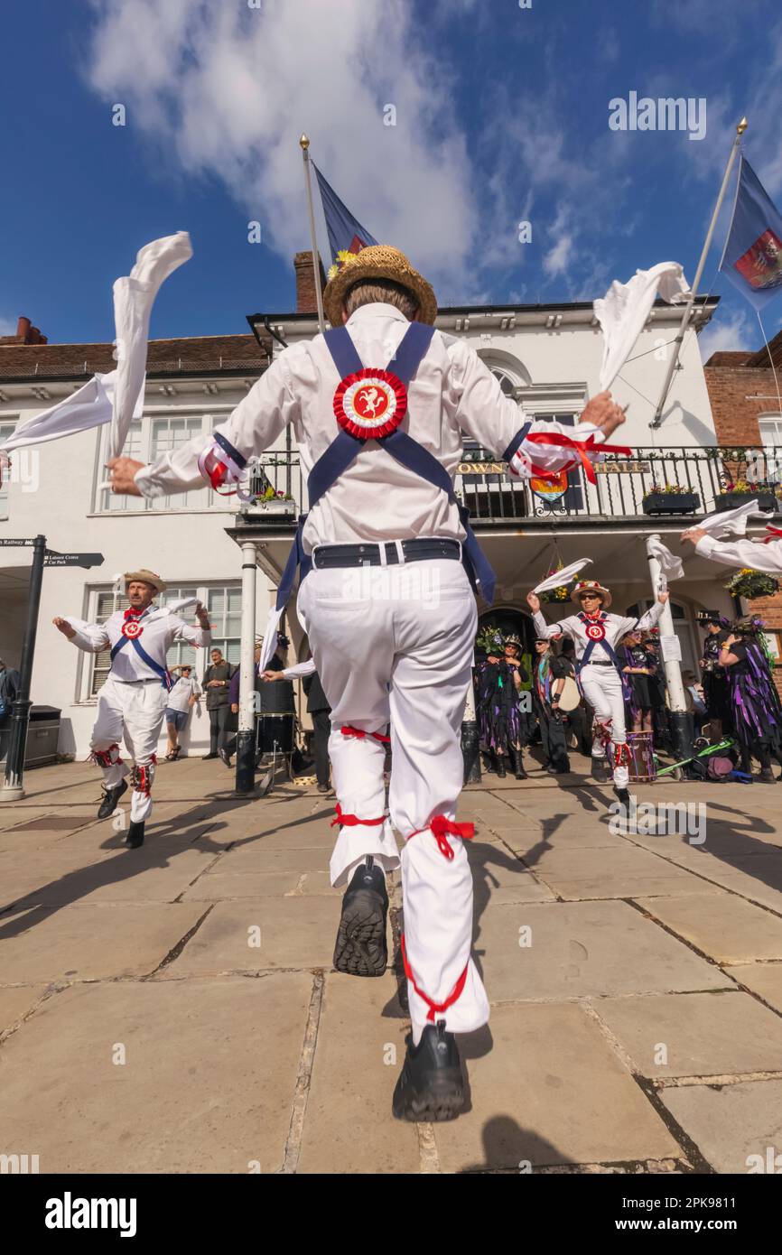 Inghilterra, Kent, Tenterden, Tenterden Annual Folk Festival, Morris ballerini Foto Stock