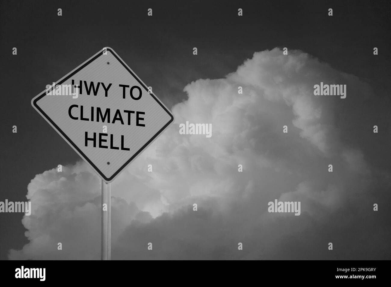 Autostrada per Climate Hell Foto Stock