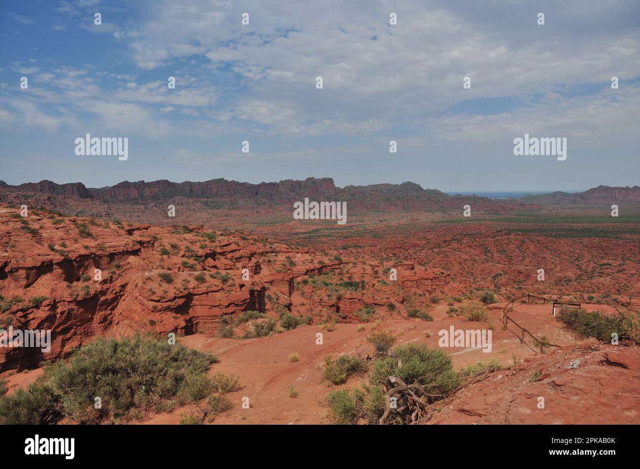 Parque y Reserva Nacional Sierra de las Quijadas, San Luis, Argentina Foto Stock