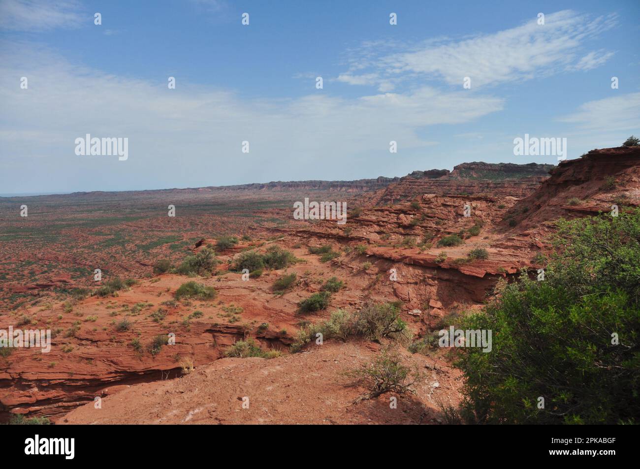 Parque y Reserva Nacional Sierra de las Quijadas, San Luis, Argentina Foto Stock