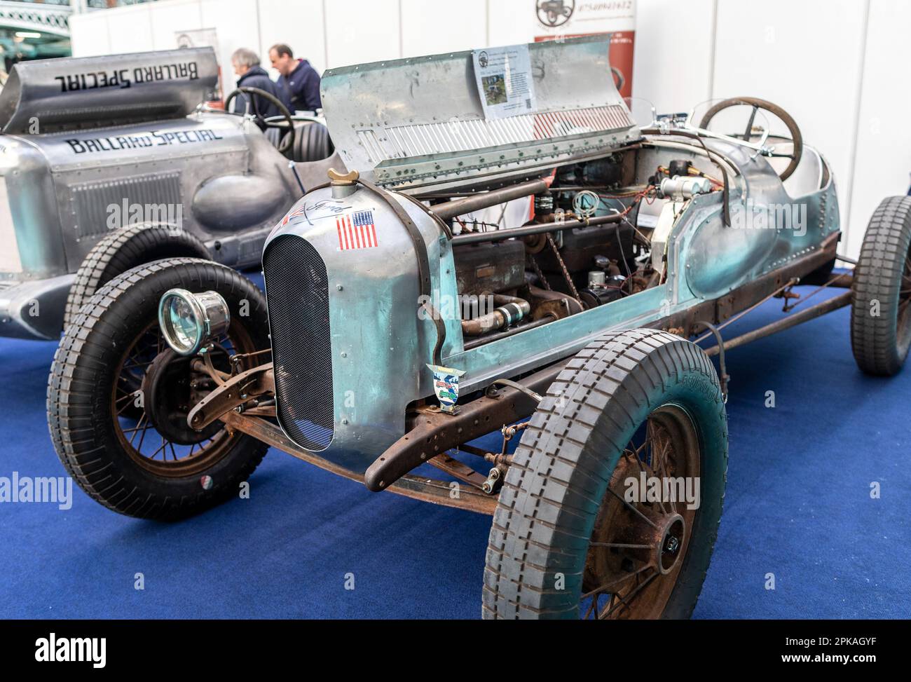 1930 Ford Model A Racing Car al Classic Car Show London UK Foto Stock