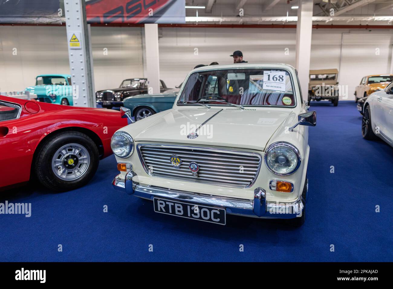 BMC 1300 al Classic Car Show London UK Foto Stock