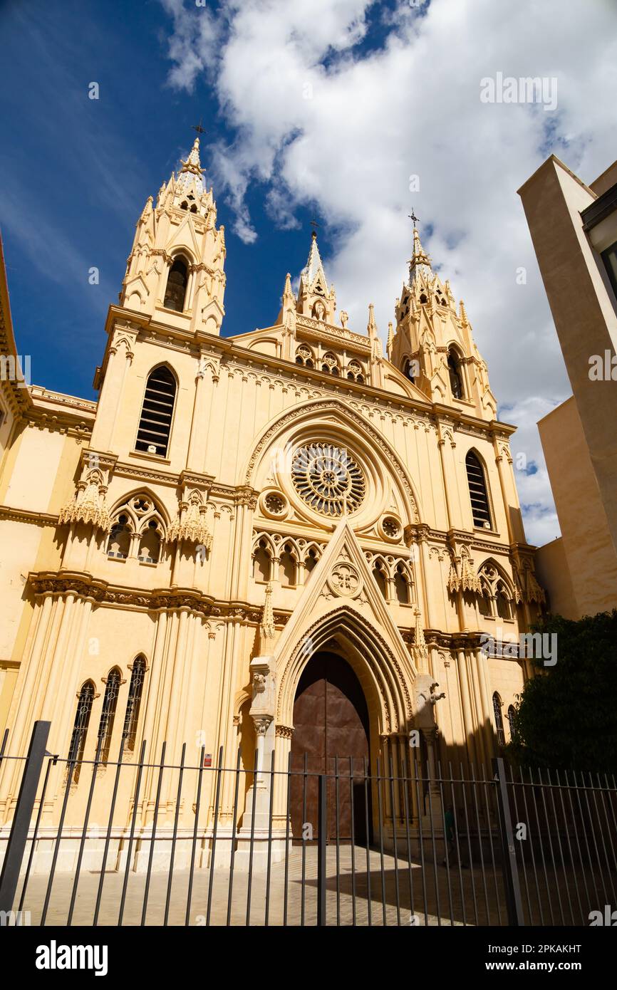 Iglesia del Sagrado Corazon, Chiesa del Sacro cuore. Plaza de San Ignacio de Loyola, Malaga, Andalusia, Costa del Sol, Spagna Foto Stock