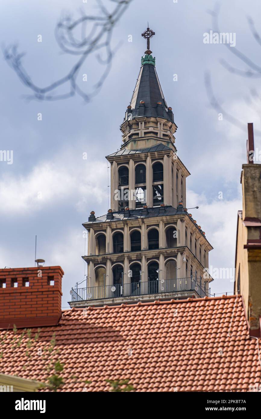 Chiesa, Cattedrale di San Nicola a Bielsko-Biała Foto Stock