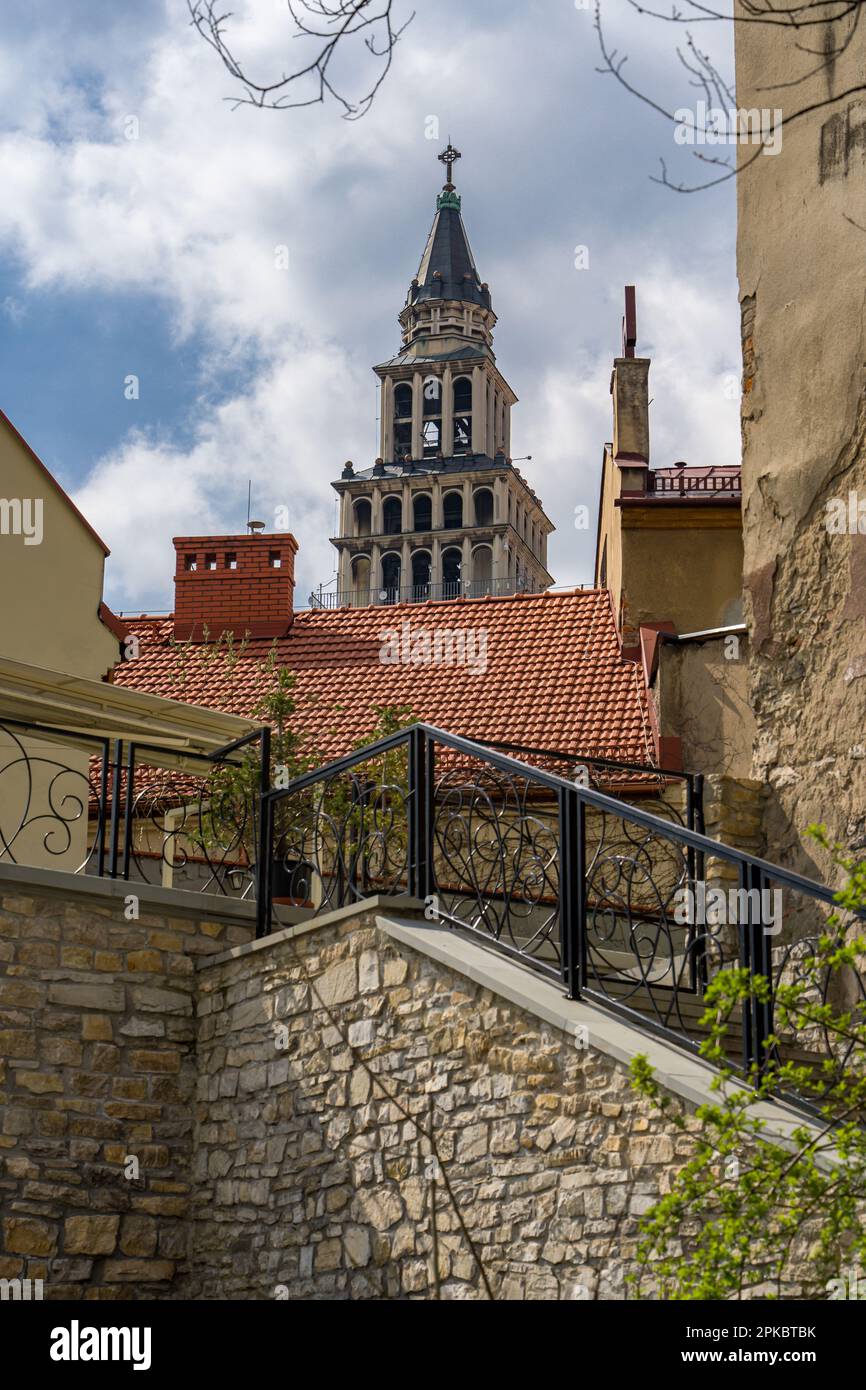 Chiesa, Cattedrale di San Nicola a Bielsko-Biała Foto Stock