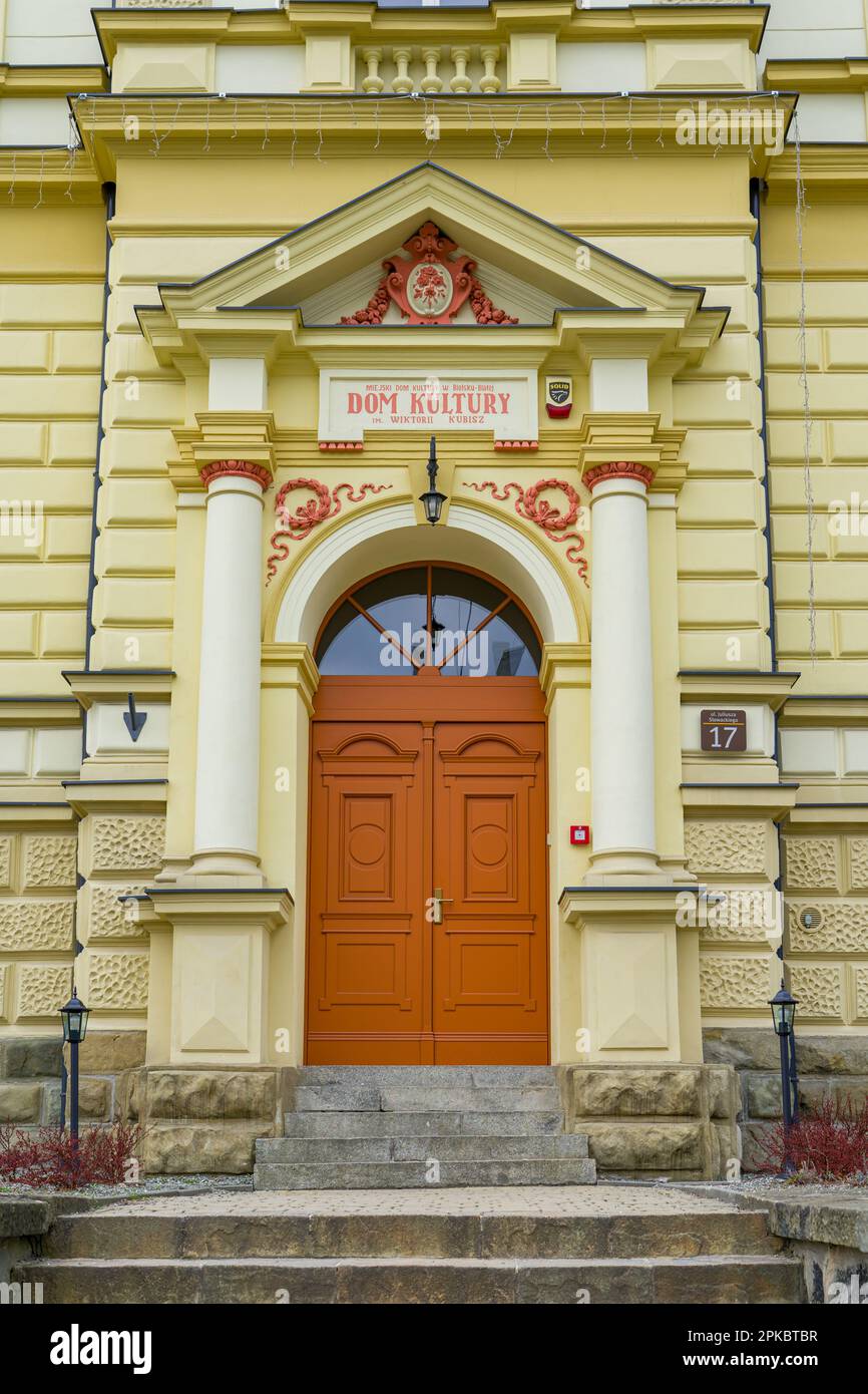 La Casa della Cultura Victoria Kubisz a Bielsko-Biała Foto Stock