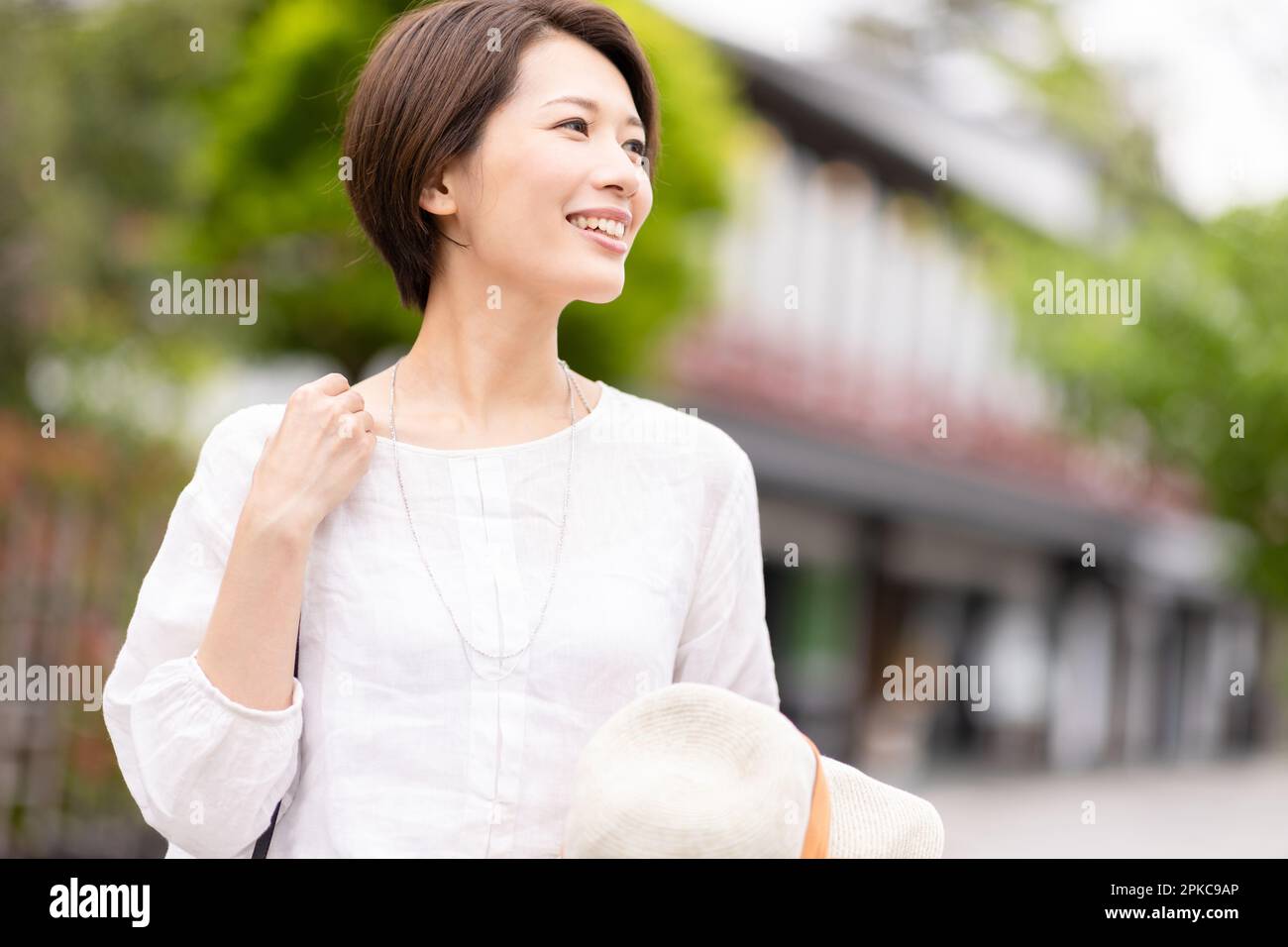 Donne che visitano Foto Stock