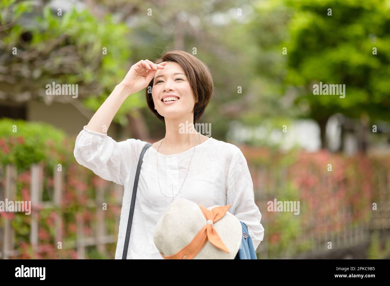 Donne che visitano Foto Stock