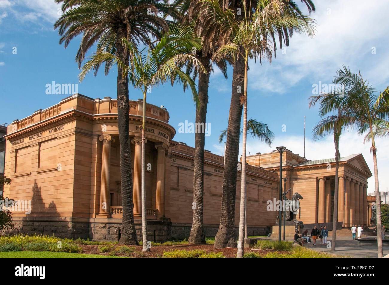 Art Gallery of NSW on the Domain, Sydney, New South Wales, Australia Foto Stock