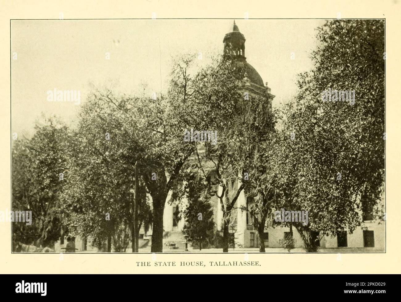 La Casa di Stato, Tallahassee vintage fotografia dal libro ' Florida, la terra dell'incanto ' di Nevin otto Winter, 1869-1936 Data di pubblicazione 1918 Editore Boston, la Page Company dalla serie ' See America First ' Foto Stock