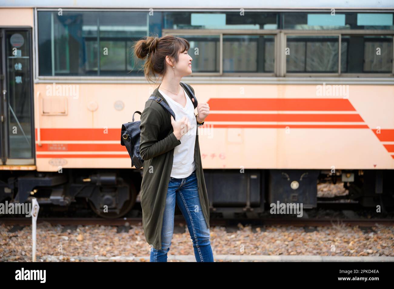 donne che viaggiano per donne Foto Stock