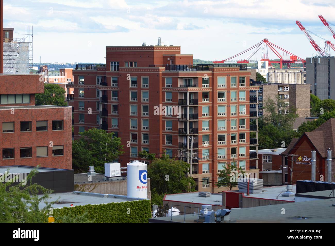 5800 South Street, un edificio di appartamenti nel sud di Halifax, Nuova Scozia, Canada Foto Stock