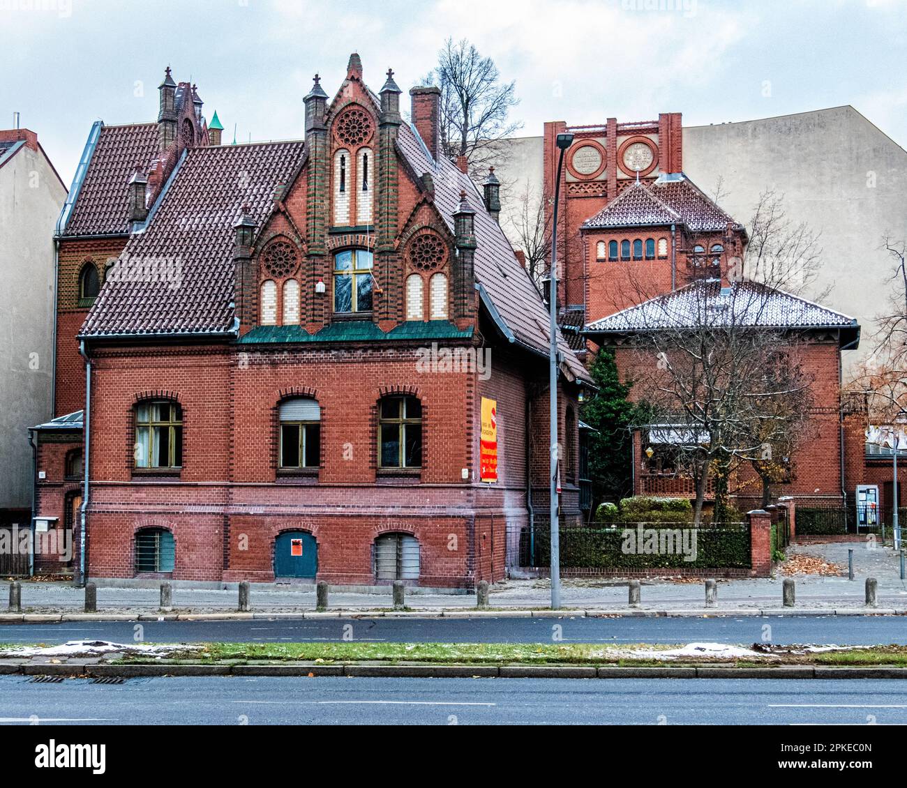 Edificio storico di 1884 Country House dell'architetto otto Hoffmann, Friedrich-Wilhelm-Platz 11, Friedenau, Tempelhof-Schöneberg, Berlino Foto Stock