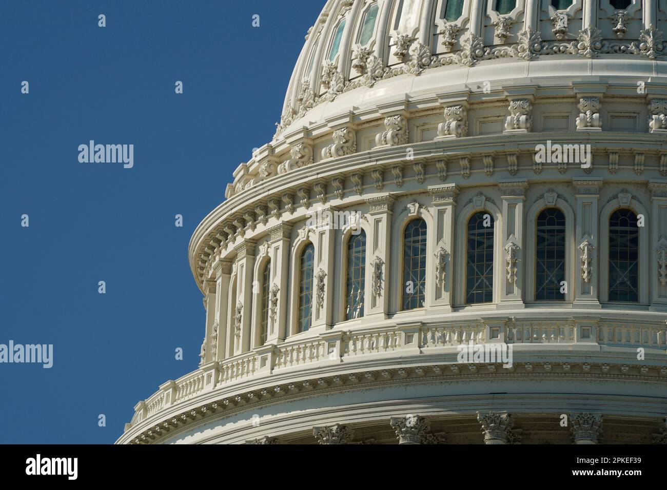 washington DC capitol dettaglio Stati Uniti Foto Stock