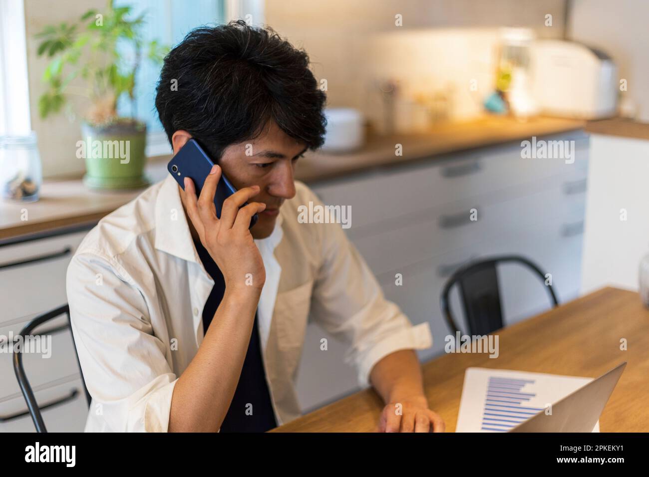Telelavoro Foto Stock