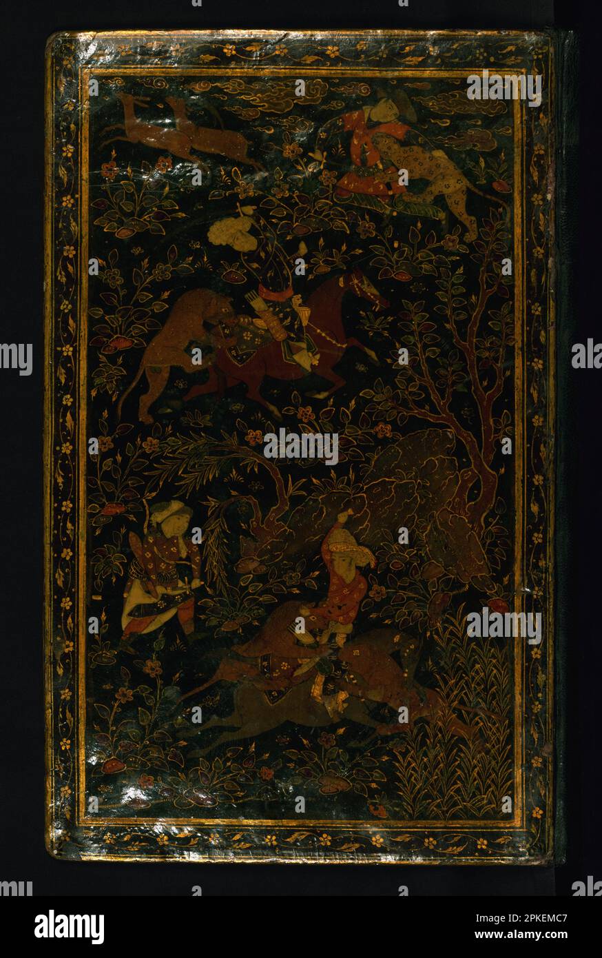 Collezione di Poesie (Divan) 10th ° secolo AH / DC 16th ° secolo; dipinti: 11th ° secolo AH / DC 17th ° secolo di Jami Foto Stock