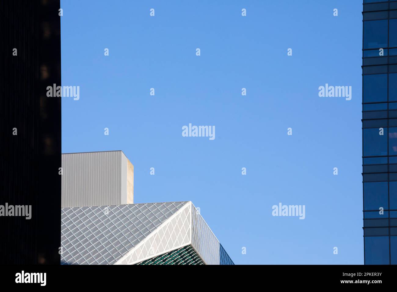 WA24137-00....WASHINGTON - Abstract di un edificio a Seattle. Foto Stock