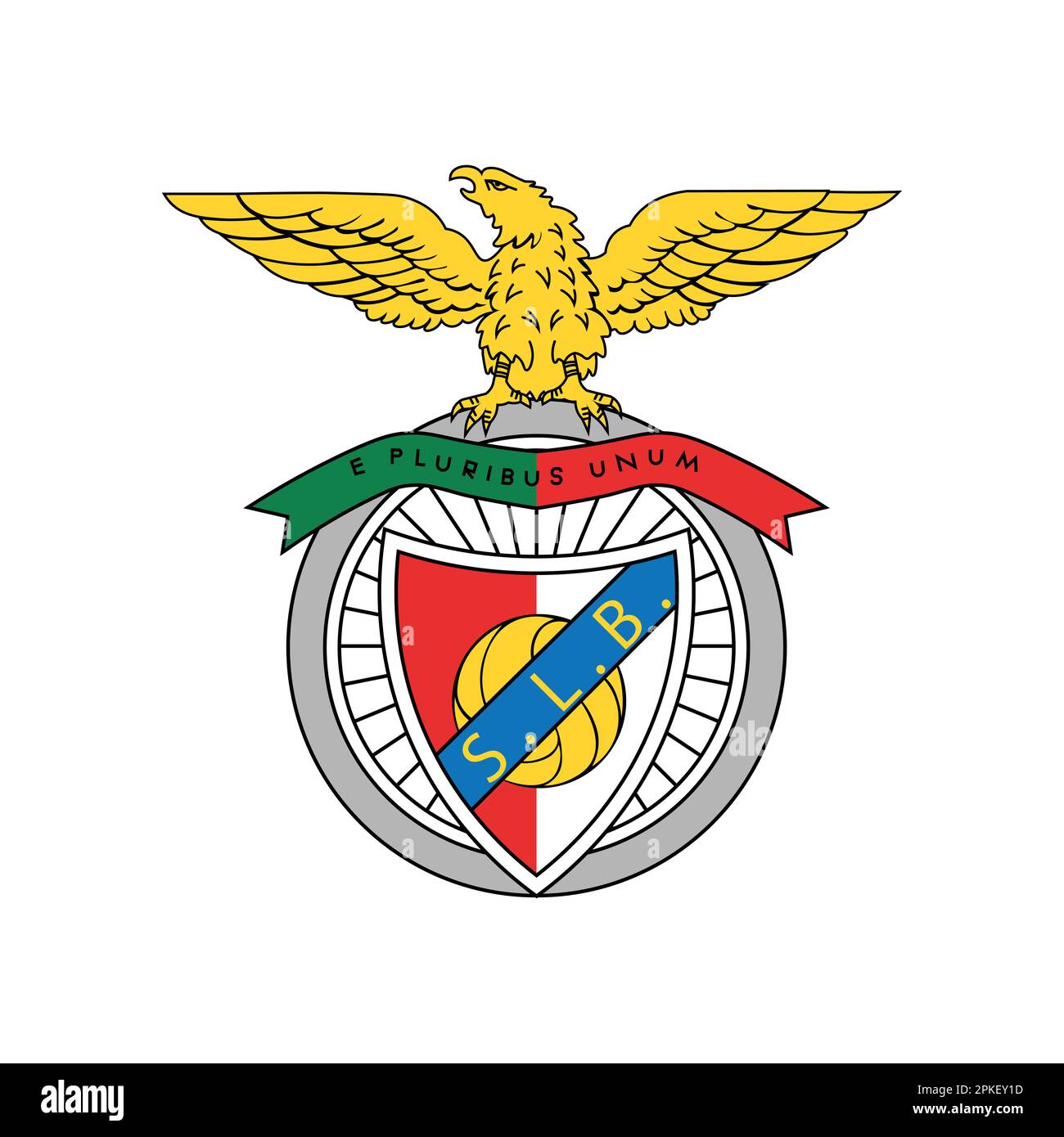 Vinnitsa, Ucraina - 18 novembre 2022: Calcio. Logo FC Benfica. Illustrazione editoriale vettoriale Illustrazione Vettoriale