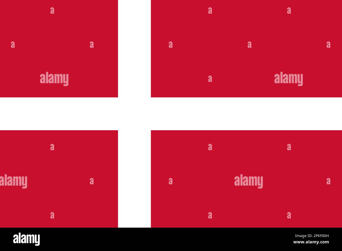Sfondo ufficiale della bandiera della Danimarca nazionale Illustrazione Vettoriale