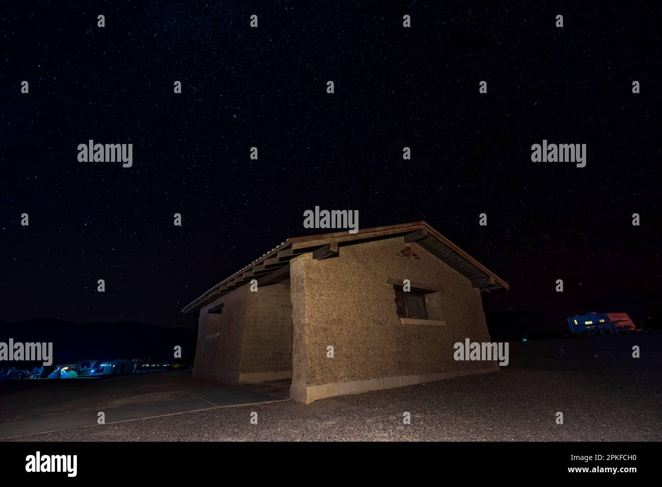 La meravigliosa North American Nebula Lanoue (NGC 7000) visto al parco nazionale della Valle della Morte Foto Stock