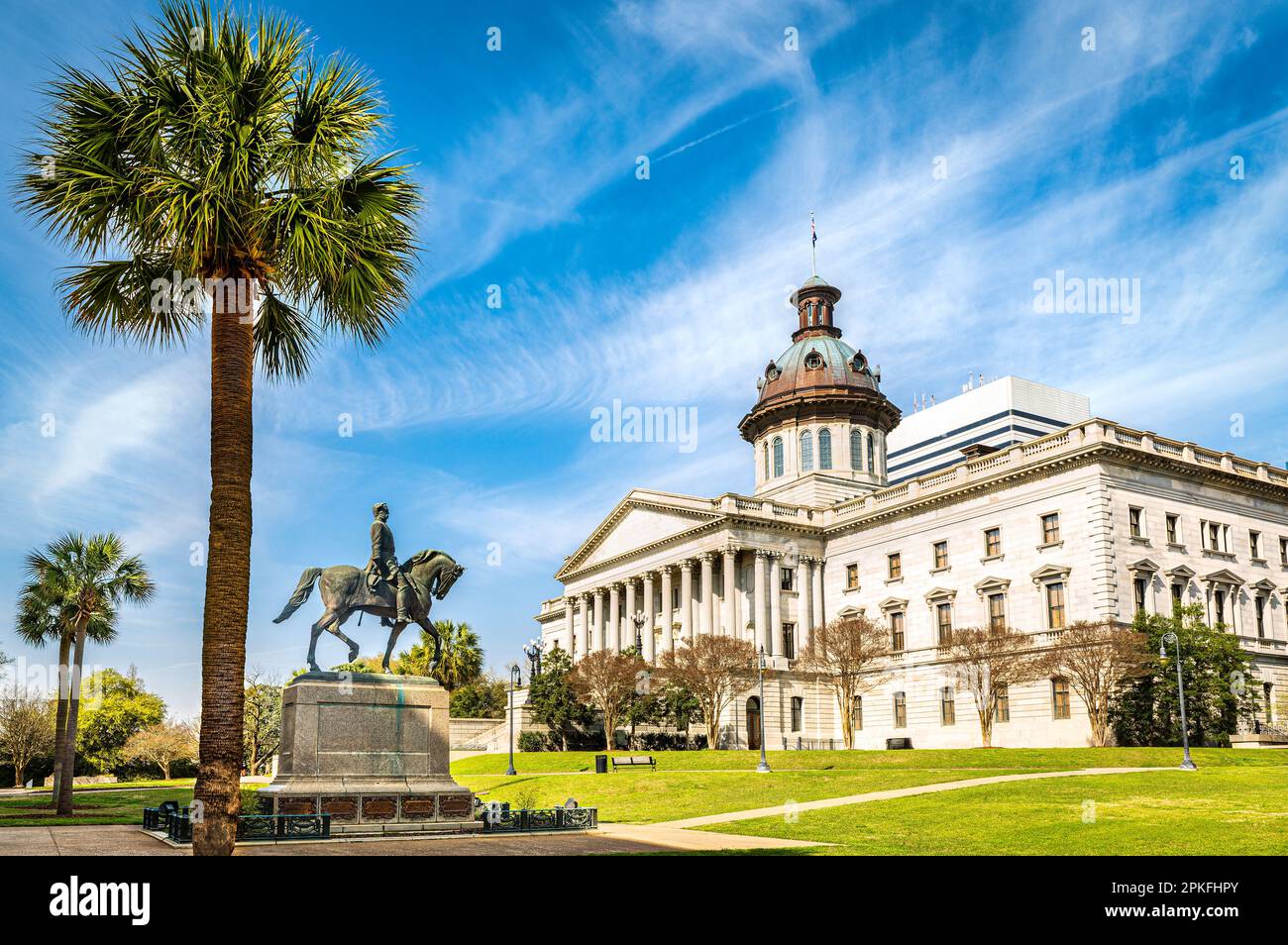 South Carolina state House, a Columbia, SC Foto Stock