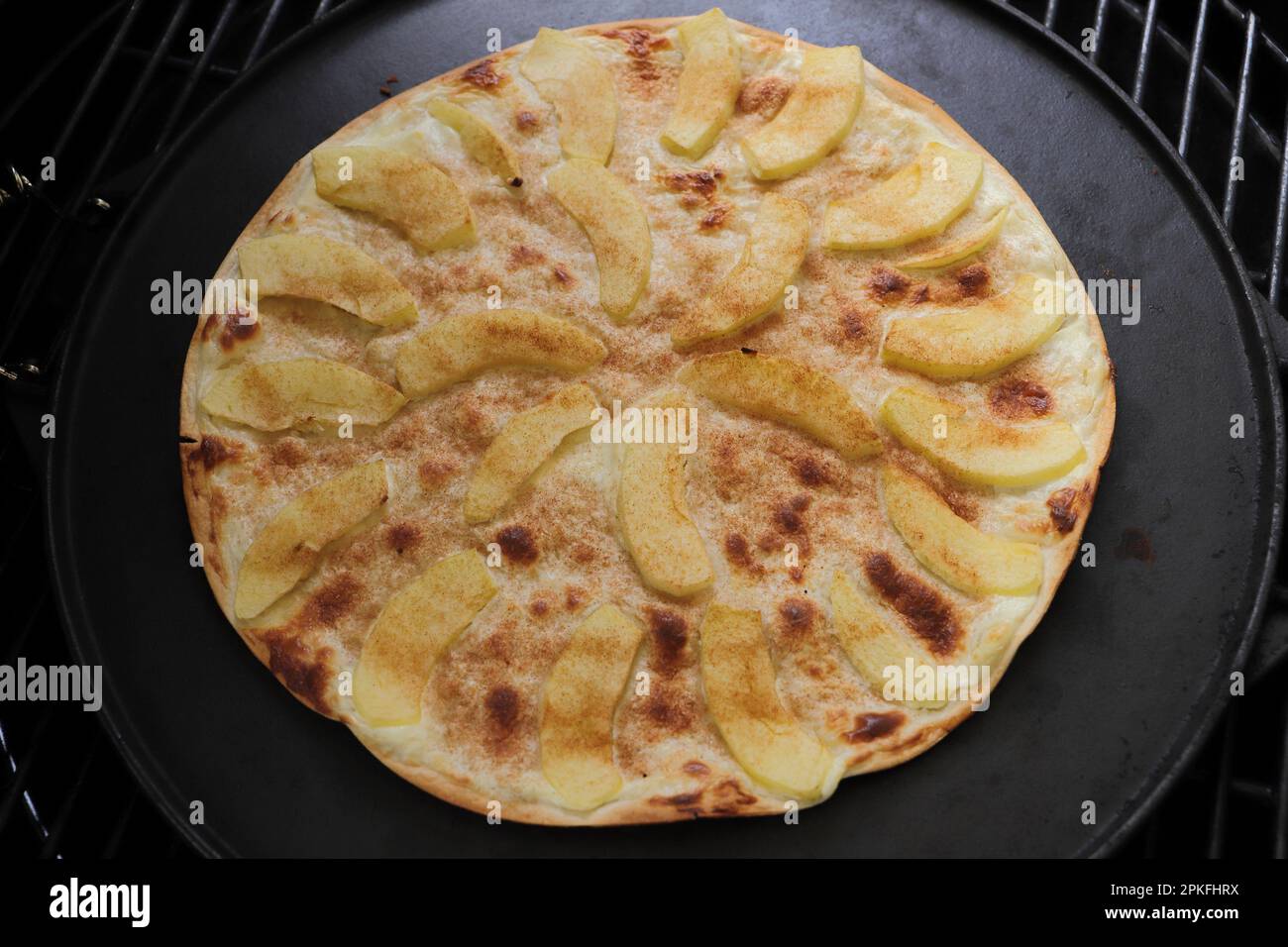 una caramella dolce con mela e cannella Foto Stock