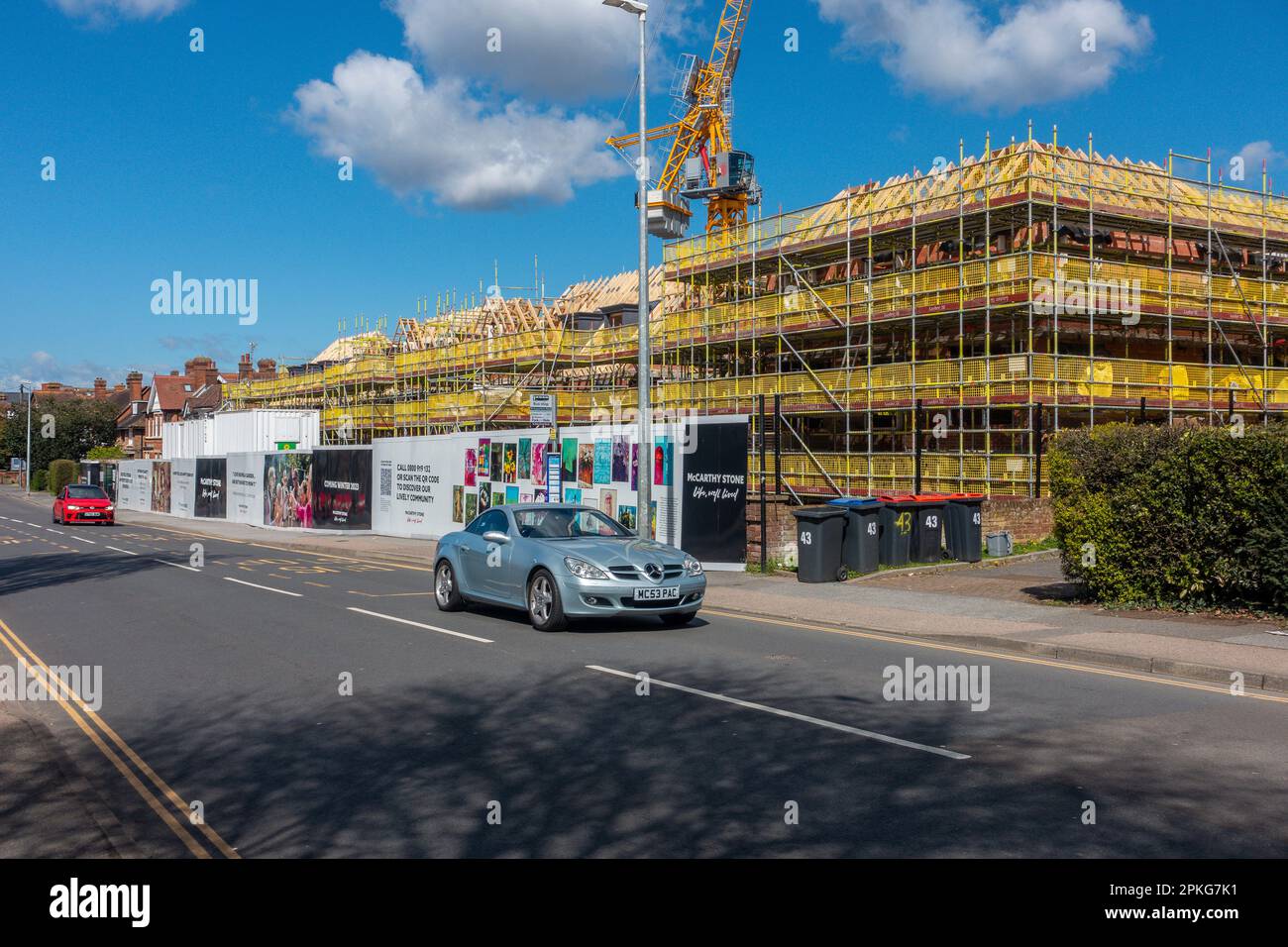 McCarthy Stone, residenziale, sviluppo, Eastry House, New dover Road, Canterbury, Kent, Upmarket, Appartamenti residenziali per anziani residenti, Foto Stock