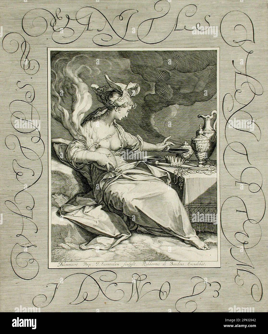 Vanitas circa 1600 di Jan Pietersz Saenredam Foto Stock