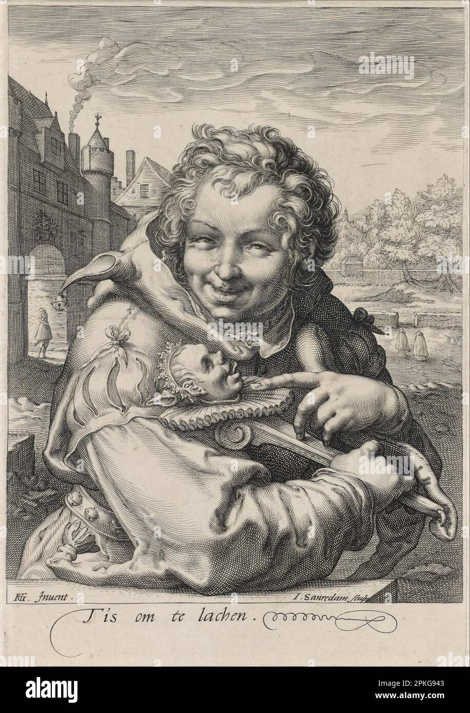 The Fool 1590/1600 di Jan Pietersz Saenredam Foto Stock