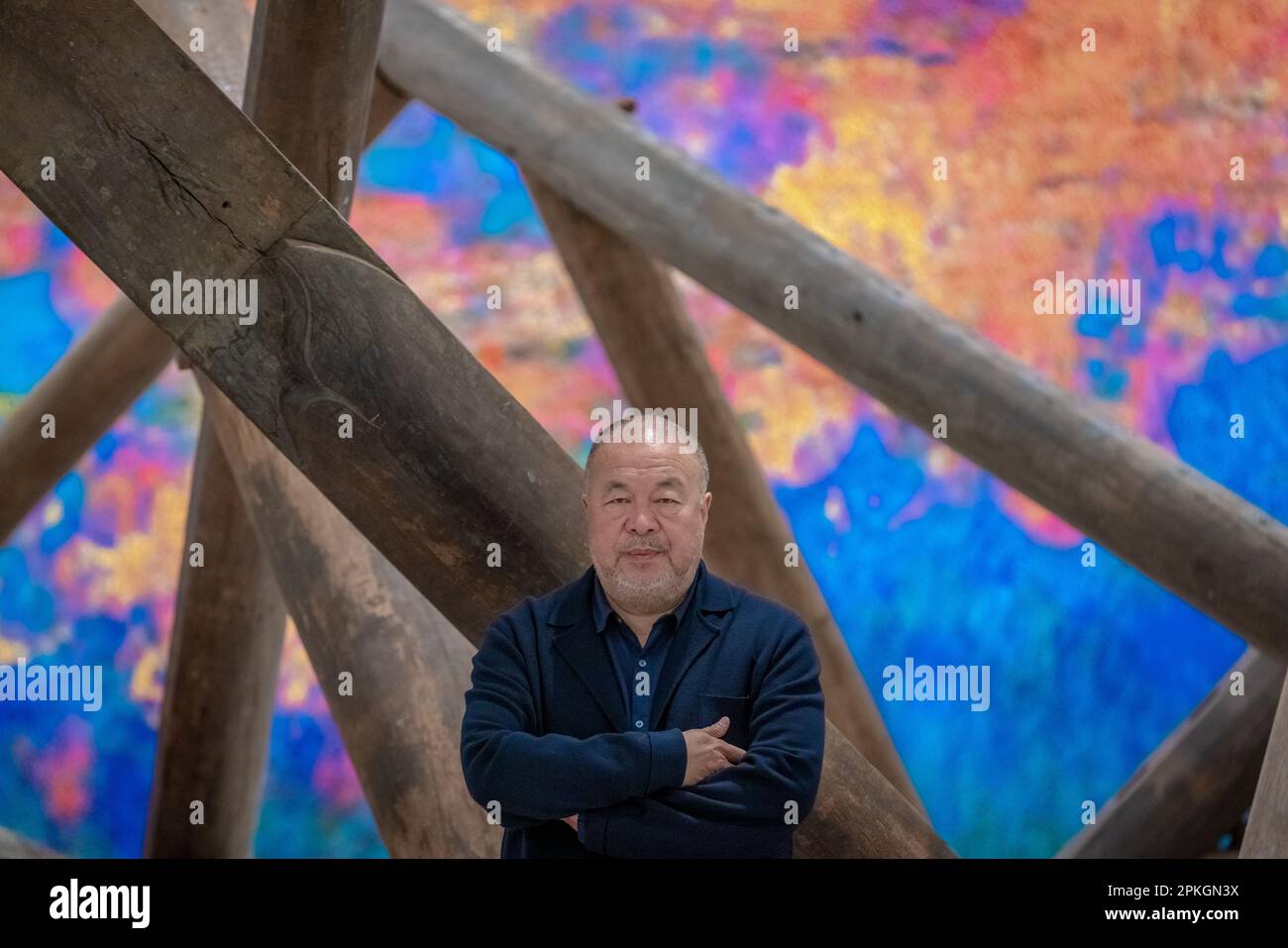 Ai Weiwei: Mostra ‘Making Sense’ al Design Museum di Londra, Regno Unito Foto Stock