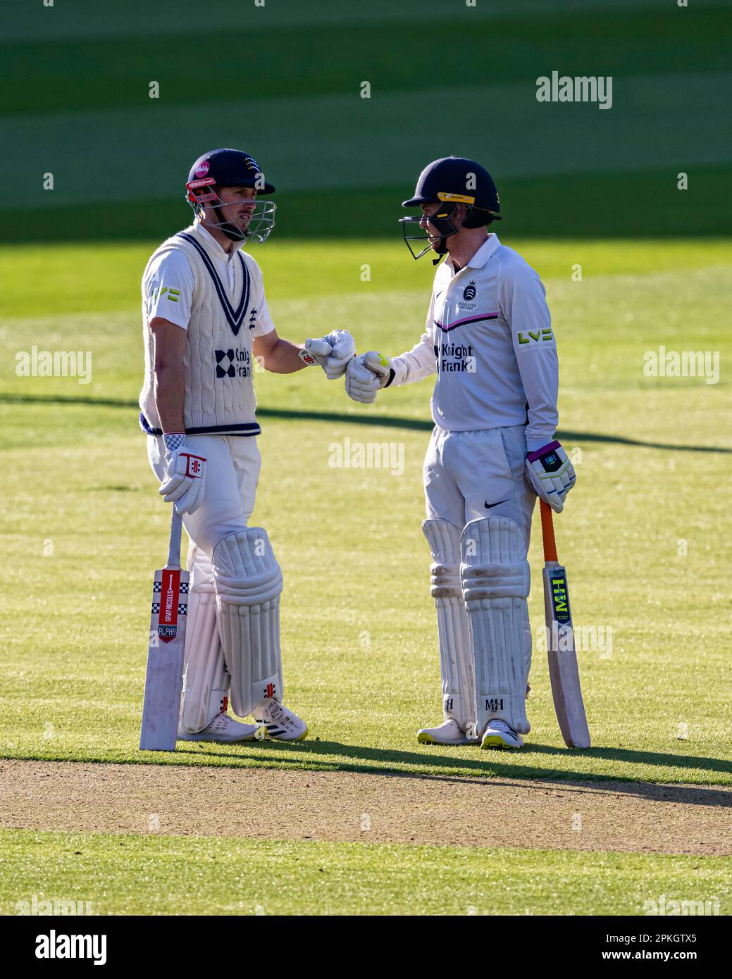 LONDRA, REGNO UNITO. 07 aprile 2023. Durante LV=Insurance County Championship Middlesex v Essex al Lord's Cricket Ground venerdì 07 aprile 2023 a LONDRA, INGHILTERRA. Credit: Taka Wu/Alamy Live News Foto Stock