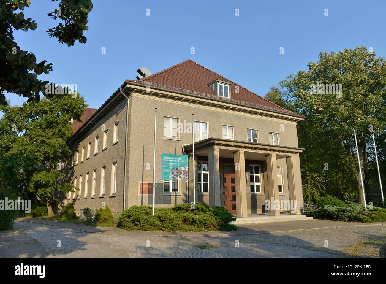 Museo tedesco-russo, Zwieseler Strasse, Karlshorst, Lichtenberg, Berlino, Germania Foto Stock