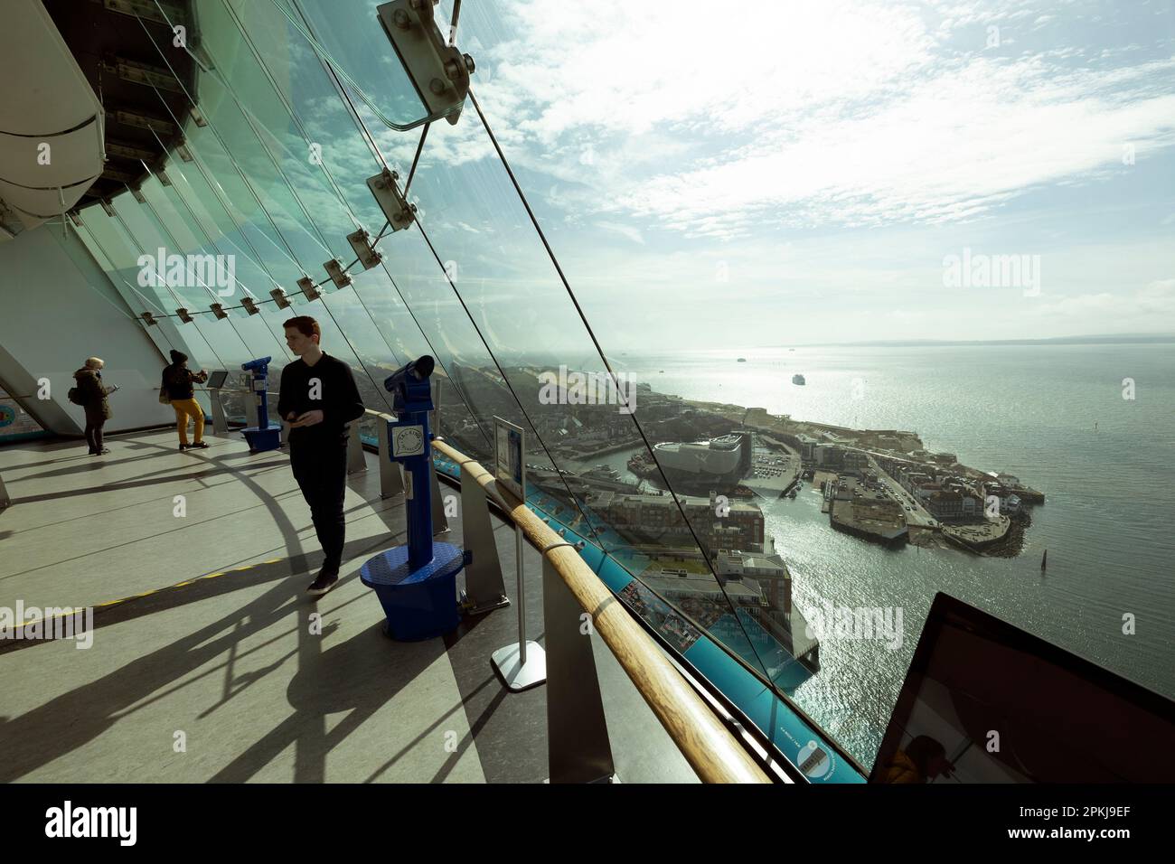 Spinnaker Tower, Portsmouth, Hampshire, Regno Unito, Gran Bretagna, Regno Unito, Gran Bretagna, Foto Stock