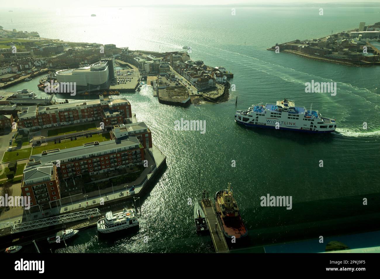 Spinnaker Tower, Portsmouth, Hampshire, Regno Unito, Gran Bretagna, Regno Unito, Gran Bretagna, Foto Stock