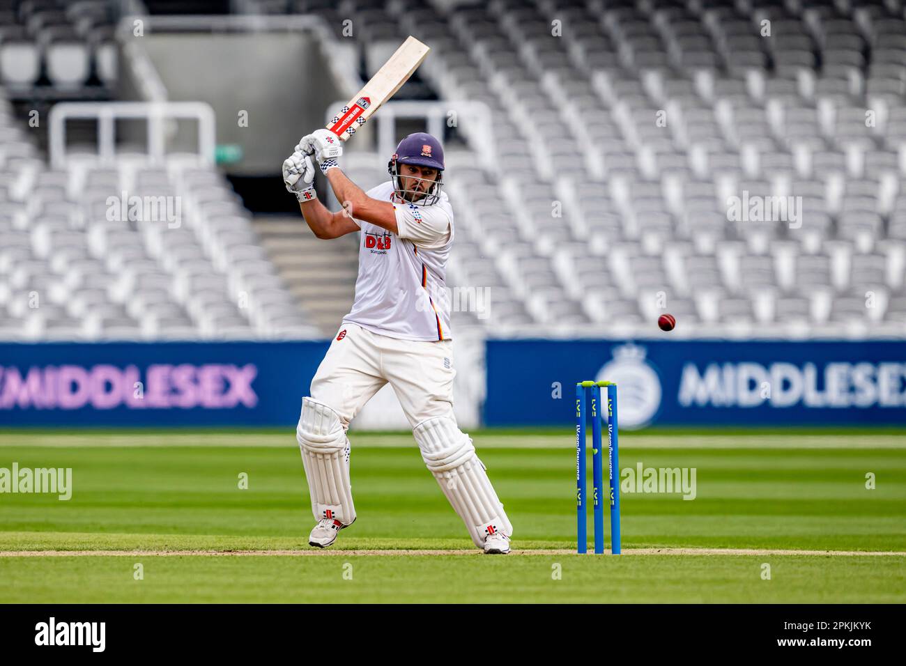 LONDRA, REGNO UNITO. 08 aprile 2023. Durante LV=Insurance County Championship Middlesex v Essex il giorno 3 al Lord's Cricket Ground sabato 08 aprile 2023 a LONDRA, INGHILTERRA. Credit: Taka Wu/Alamy Live News Foto Stock