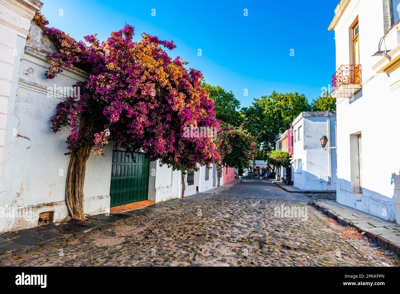 Architettura coloniale, Colonia del Sacramento, patrimonio dell'umanità dell'UNESCO, Uruguay, Sud America Foto Stock