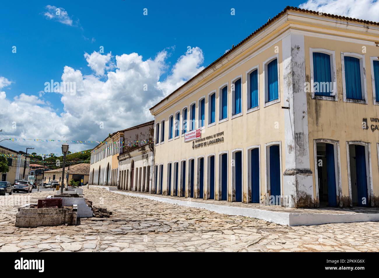 Edifici coloniali, Laranjeiras, Sergipe, Brasile, Sud America Foto Stock