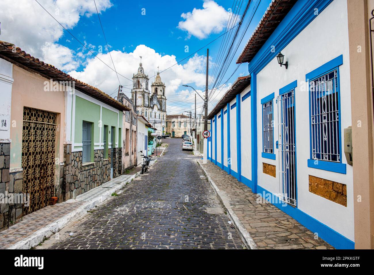 Chiesa di nostra Signora della Vittoria, patrimonio dell'umanità dell'UNESCO, Sao Cristovao, Sergipe, Brasile, Sud America Foto Stock