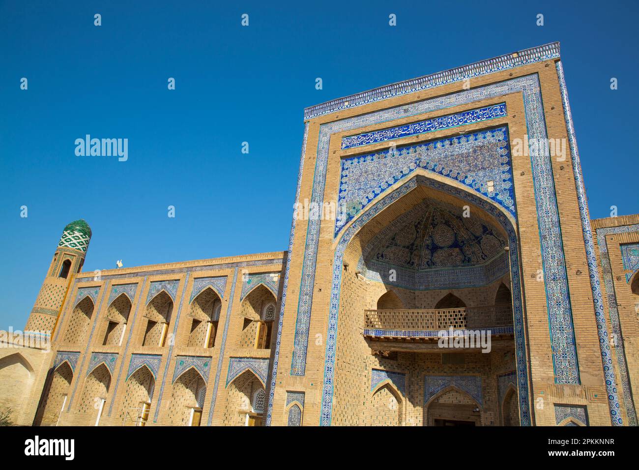 Kutlug Murad Inaka Madrasah, Ichon Qala (Itchan Kala), patrimonio mondiale dell'UNESCO, Khiva, Uzbekistan, Asia centrale, Asia Foto Stock