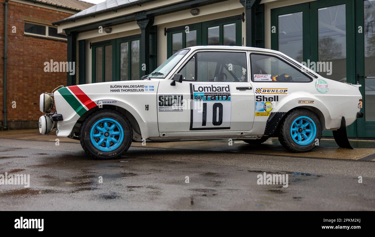 1979 Ford Escort ‘WTW 527S’ in mostra alla Motorsport Assembly tenutasi al Bicester Heritage Centre il 26th marzo 2023. Foto Stock