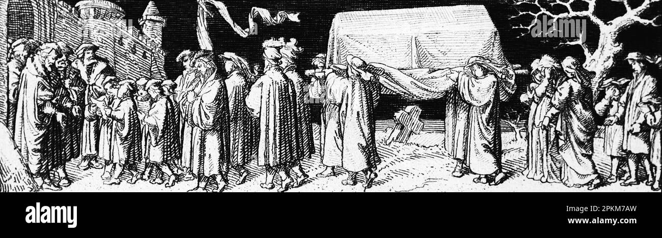 Bibbia storica 1851 Foto Stock