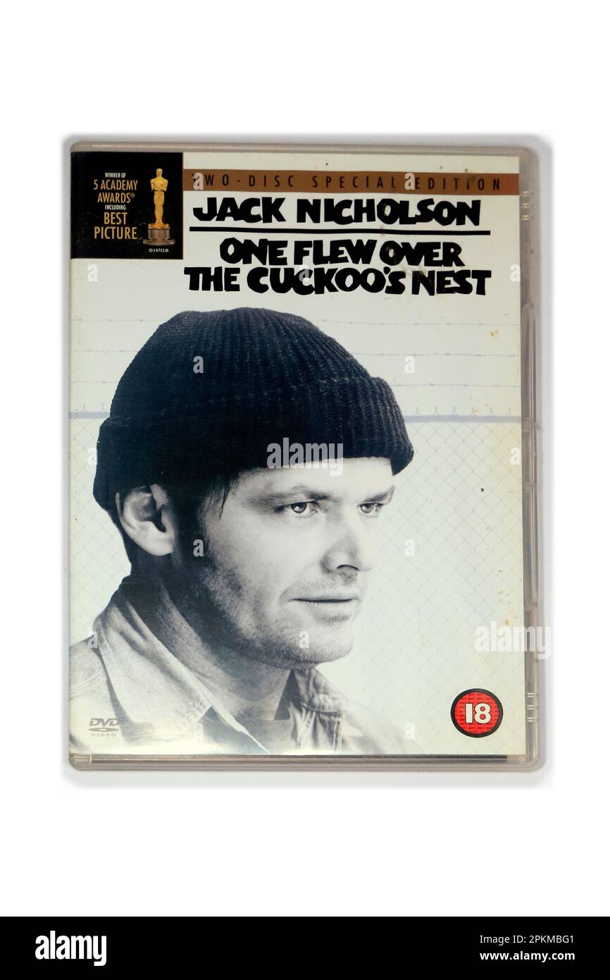 Uno volò sopra il Nido dei cucucucucuci. Copertina del DVD. Con Jack Nicholson. Edizione speciale a due dischi Foto Stock